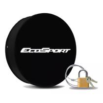 Capa Para Estepe Pneu Roda Ecosport Com Cadeado Cabo De Aço Capa Para Estepe Pneu Roda Ecosport Com Cadeado Cabo De Aço
