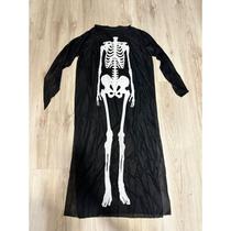 capa para fantasia de esqueleto TAMANHO único festa halloween cosplay