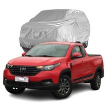 Capa Para Fiat Strada Freedom Cabine Simples Impermeável com Forro Central Capa Para Fiat Strada Freedom Cabine Simples Impermeável com Forro Central