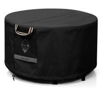 Capa para fire pit QH.HOME redonda 91 cm impermeável e resistente a rasgos Capa para fire pit QH.HOME redonda 91 cm impermeável e resistente a rasgos