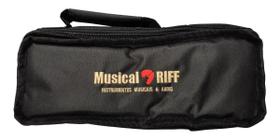 Capa Para Flauta Estofada Musical Riff - Nylon 600