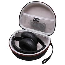 Capa para fone de ouvido LTGEM compatível com fones de ouvido Bluetooth Beats Studio Pro/Beats Solo 4/Beats Studio 3/Beats Solo 3/Beats Solo 2 e TOZO HT2 - preto+cinza