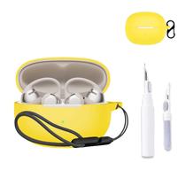 Capa para fones de ouvido NOUKAJU para SHOKZ OpenDots One, amarela