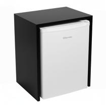 Capa Para Frigobar Nicho Aparador Mdf Preto 53x48x45cm Preto