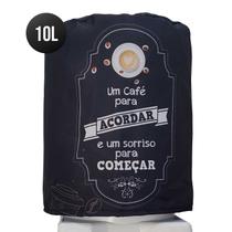 Capa Para Galão de Água 10 Litros Um Café Para Acordar Novadecora Capa Para Galão de Água 10 Litros Um Café Para Acordar Novadecora