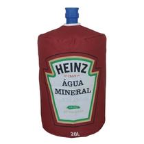 Capa Para Galão de Água 20 Litros Invertido Heinz Água Mineral