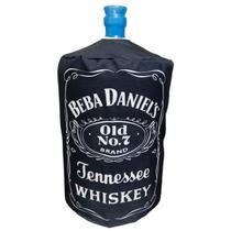 Capa Para Galão de Água 20 Litros Invertido Preto Bebida Jack Daniels Novadecora Capa Para Galão de Água 20 Litros Invertido Preto Bebida Jack Daniels Novadecora
