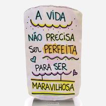 Capa Para Galão de Água A Vida Não Precisa Ser Perfeita 20 Litros Novadecora Capa Para Galão de Água A Vida Não Precisa Ser Perfeita 20 Litros Novadecora