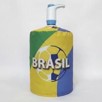 Capa Para Galão De Água Invertido 20L Com Estampa Moderna Brasil Copa do Mundo Capa Para Galão De Água Invertido 20L Com Estampa Moderna Brasil Copa do Mundo