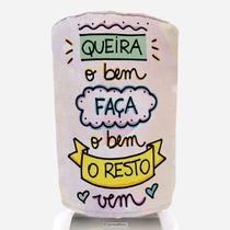 Capa Para Galão de Água Queira o Bem Faça o Bem o Resto Vem 20 Litros Novadecora Capa Para Galão de Água Queira o Bem Faça o Bem o Resto Vem 20 Litros Novadecora