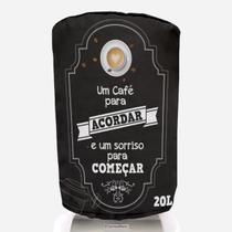 Capa Para Galão de Água Um Café Para Acordar 20 Litros Novadecora Capa Para Galão de Água Um Café Para Acordar 20 Litros Novadecora