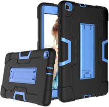 Capa para Galaxy Tab A 8.0 2019 da Cantis (SM-T290/T295), fina e resistente à prova de choque, capa protetora de corpo inteiro para Galaxy Tab A 8,0 polegadas 2019 sem caneta S modelo SM-T290/SM-T295 (preto+azul) Capa para Galaxy Tab A 8.0 2019 da Cantis (SM-T290/T295), fina e resistente à prova de choque, capa protetora de corpo inteiro para Galaxy Tab A 8,0 polegadas 2019 sem caneta S modelo SM-T290/SM-T295 (preto+azul)