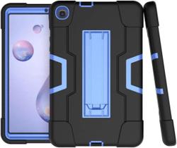 Capa para Galaxy Tab A 8.4 2020, resistente, robusta, híbrida, à prova de choque, capa de proteção contra quedas com suporte para Samsung Galaxy Tab A 8.4 2020 modelo SM-T307 (1 preto+azul)