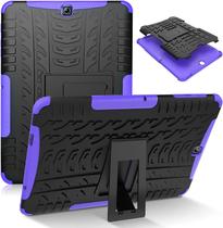 Capa para Galaxy Tab S2 9,7 polegadas 2015, capa protetora para Samsung Tab S2 9,7 polegadas (SM-T810/T813/T815), capa de corpo inteiro resistente resistente à prova de choque para tablet Samsung Galaxy Tab S2 9,7 polegadas Purple