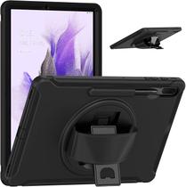 Capa para Galaxy Tab S7 FE 12.4" com Porta-Lápis, Alça e Suporte - Modelos SM-T730/T735/T736B/T736N/T970/T975/T976