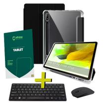 Capa Para Galaxy TAB S7 FE T730 T735 12.4 Smart Case + Teclado e Mouse + Pelicula HPrime Premium