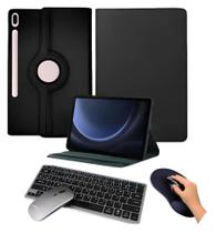 Capa Para Galaxy Tablet S9 Fe Plus 12,4 + Teclado + Mouse Capa Para Galaxy Tablet S9 Fe Plus 12,4 + Teclado + Mouse