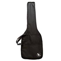 Capa para Guitarra Luxo Nylon 600 com Proteção Acolchoada e Bolso para Acessórios Preto Capa para Guitarra Luxo Nylon 600 com Proteção Acolchoada e Bolso para Acessórios Preto