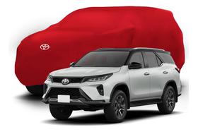 Capa Para Hilux Sw4 Suv Grande Estampado Logo Toyota Tecido Capa Para Hilux Sw4 Suv Grande Estampado Logo Toyota Tecido