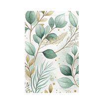 Capa para interruptor de luz Folhas em aquarela 13x8 cm Simples Capa para interruptor de luz Folhas em aquarela 13x8 cm Simples