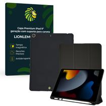 Capa para iPad 10ª geração 10.9" com suporte para caneta - Case Premium Slim com tampa magnética (Preto) Capa para iPad 10ª geração 10.9" com suporte para caneta - Case Premium Slim com tampa magnética (Preto)