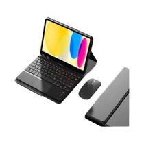 Capa para iPad 10a geração 10,9 polegadas, capa de teclado para iPad 10a 2022 A2696 A2757 A2777