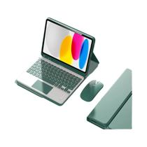 Capa para iPad 10a geração 10,9 polegadas, capa de teclado para iPad 10a 2022 A2696 A2757 A2777