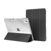 Capa para iPad 10ª Geração 2022 Translucida Cor:Preto