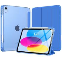 Capa para iPad 11" e 10,9" MoKo Slim, capa tripla azul