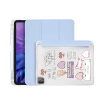 Capa Para iPad 2024 Para Air 11/13 M2 pro 13/11 M4 10.2 7/8/9ª 10.9 10ª Air4 5 Mini 6 Com Suporte