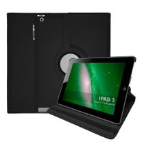 Capa Para Ipad 3 3ª Geração 2012 Tablet 9.7 Polegadas Case Couro Giratória Reforçada High Premium