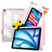 Capa para iPad Air 11 M2 2024 Acrílico Smart Case + Película Premium