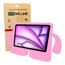 Capa Para Ipad Air 11 M2 2024 Air 6 11 Polegadas Capinha Infantil Anti Impacto + Pelicula