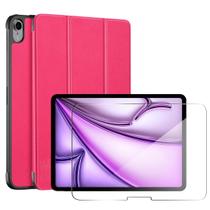 Capa para iPad Air 11 M2 - material sintético + pelicula vidro