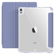 Capa Para iPad Air 5 / 4 Geração 10.9 Capinha Tablet Smart Case Cover Protetora Anti Impacto e Compartimento Espaço p/ Caneta Pencil Premium Magnética