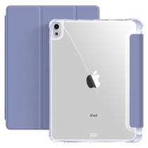 Capa Para iPad Air 5 / 4 Geração 10.9 Capinha Tablet Smart Case Cover Protetora Anti Impacto e Compartimento Espaço p/ Caneta Pencil Premium Magnética - HS