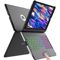 Capa para iPad com teclado AmzCase para iPad de 9ª, 8ª e 7ª geração