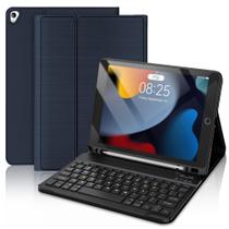 Capa para iPad com teclado D DINGRICH 10,2 polegadas de 9ª, 8ª e 7ª geração