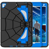 Capa para iPad Nitupai de 9ª geração preta+azul, silicone rígido para PC de 10,2 polegadas Capa para iPad Nitupai de 9ª geração preta+azul, silicone rígido para PC de 10,2 polegadas