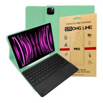 Capa Para iPad Pro 11 2022 Smart Teclado Touchpad Anti Impacto + Pelicula de Vidro Capa Para iPad Pro 11 2022 Smart Teclado Touchpad Anti Impacto + Pelicula de Vidro