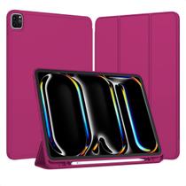 Capa para iPad Pro 11 M4 2024 Smart Case Magnética Porta Caneta Anti Impacto Capa para iPad Pro 11 M4 2024 Smart Case Magnética Porta Caneta Anti Impacto