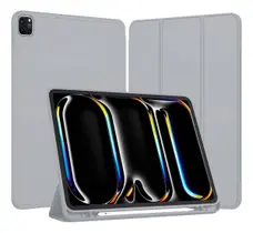 Capa para iPad Pro 11 M4 2024 Smart Case Magnética Porta Caneta Anti Impacto Capa para iPad Pro 11 M4 2024 Smart Case Magnética Porta Caneta Anti Impacto