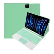 Capa Para iPad Pro 12.9 2022 Case Com Teclado e Touchpad Colorido Anti Impacto Premium