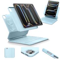 Capa para iPad Pro 13 com teclado ESR Rebound 360 Blue 2024 M4