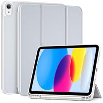 Capa para iPad ProCase 11" 10,9" 2025/2022 híbrida prateada Capa para iPad ProCase 11" 10,9" 2025/2022 híbrida prateada