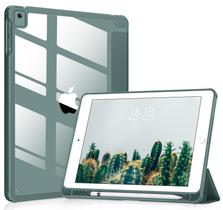 Capa para iPad VIKESI 9,7" Traseira Transparente com Suporte para Pencil Verde Capa para iPad VIKESI 9,7" Traseira Transparente com Suporte para Pencil Verde