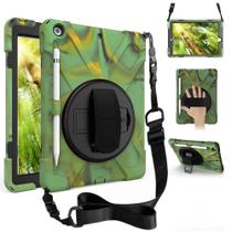 Capa para iPad ZenRich de 9ª, 8ª e 7ª geração 10.2 com porta-lápis Camo
