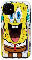 Capa para iPhone 11 Bob Esponja com Estampa de Tinta Capa para iPhone 11 Bob Esponja com Estampa de Tinta