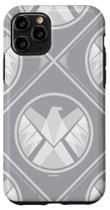 Capa para iPhone 11 Pro Marvel com Logo S.H.I.E.L.D.