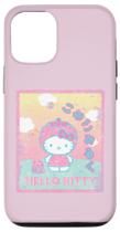 Capa para iPhone 12/12 Pro Hello Kitty Leite Morango Capa para iPhone 12/12 Pro Hello Kitty Leite Morango